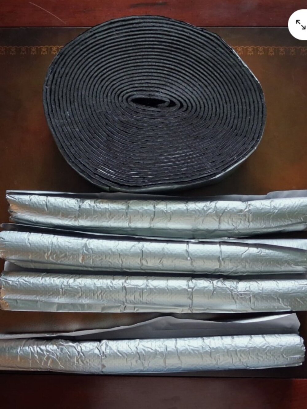 Pipe Wrap Insulation Tape 2" Self Adhesive Foam & 4 Tubes for Freeze Protection